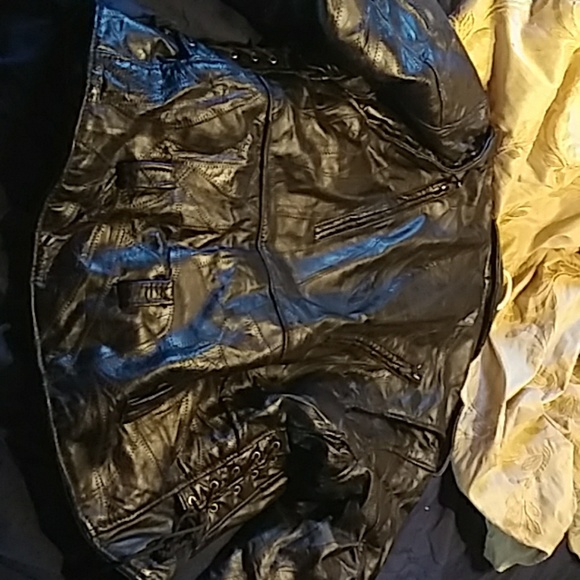 Mens 2xl Italian Stone Design Buffalo Leather - Picture 2 of 2